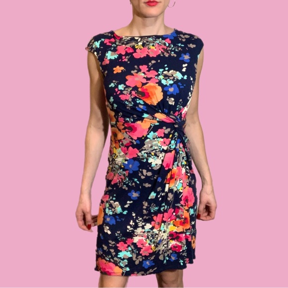 Floral XS dress wedding guest - Picture 3 of 9